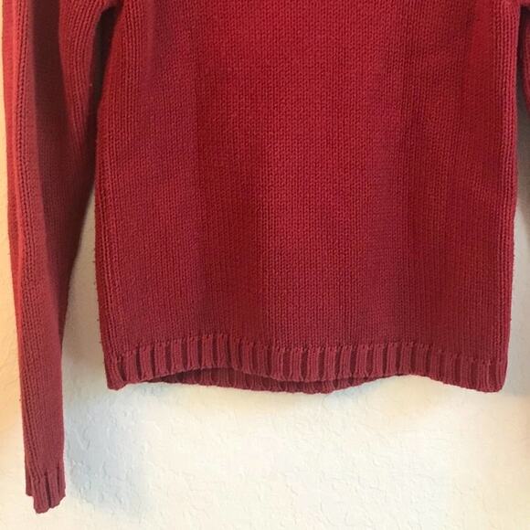DisneyStore XS Minnie Mouse red crewneck sweater - Picture 6 of 6